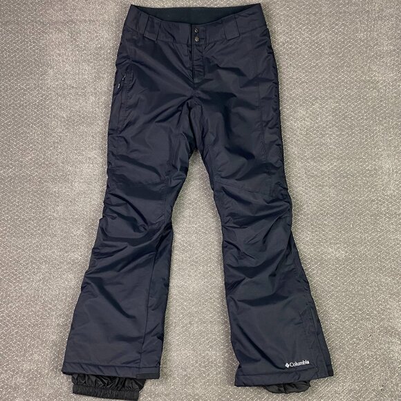 Columbia Omni Tech Pants Women's Medium Black Waterproof Snowboard Ski Bugaboo - Picture 1 of 16